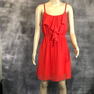 Red sleeveless sundress